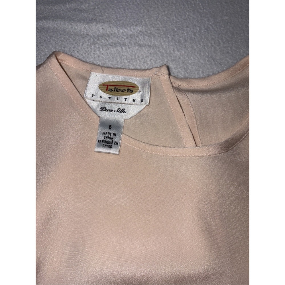 Talbots Shell 100% Silk - Picture 3 of 5
